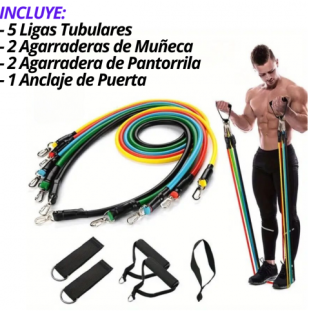 SET BANDAS LIGAS TUBULARES EJERCICIOS